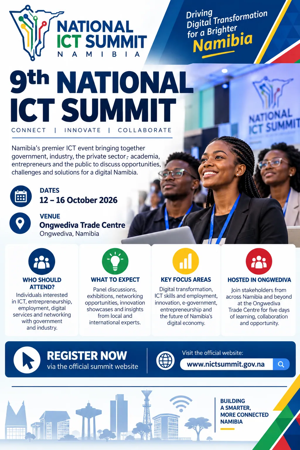 9th National ICT Summit Namibia 2026 poster